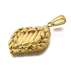 304 Stainless Steel Pendants&nbsp;STAS-Q360-05B-G