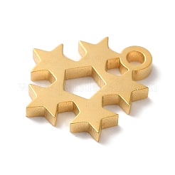PVD Vacuum Plating 304 Stainless Steel Charms&nbsp;STAS-L081-026G