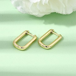Brass Huggie Hoop Earrings&nbsp;EJEW-G473-01G