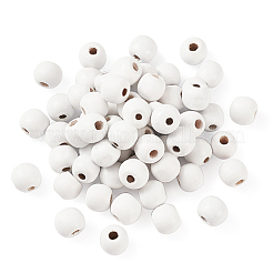 Dyed Natural Wood Beads&nbsp;WOOD-TA0001-19-B