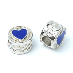 Zinc Alloy European Enamel Beads&nbsp;PALLOY-TAC0024-04A
