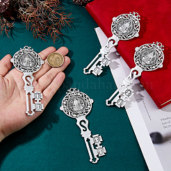 4Pcs Tibetan Style Zinc Alloy Big Pendants&nbsp;FIND-DC0007-74