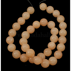 Natural Jade Beads Strands&nbsp;JBR10mm-3