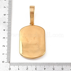 304 Stainless Steel with Rhinestone Pendants&nbsp;LS-STAS-Z171-25G-02