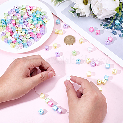 200Pcs Opaque ABS Plastic Beads&nbsp;MACR-SC0002-62