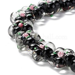 Handmade Lampwork Beads Strands&nbsp;LAMP-D015-08D