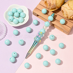 30Pcs Round Silicone Beads&nbsp;SIL-SZ0004-23J
