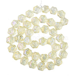 Electroplate Glass Beads Strands&nbsp;EGLA-N008-018-D01