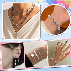 304 3000pcs Stainless Steel Open Jump Rings&nbsp;STAS-SP0001-63B
