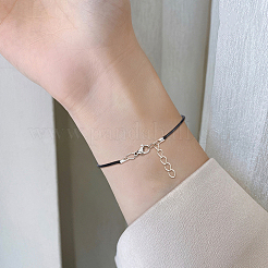 12Pcs 2 Styles S925 Sterling Silver Cord End&nbsp;STER-HS0001-32B