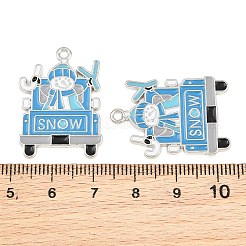 Rack Plating Alloy Enamel Pendants&nbsp;AL-CBA2B10-05P-03