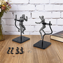 Adjustable Plastic Stand Base Action Figure Display Holder&nbsp;ODIS-WH0030-316B