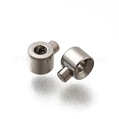 304 Stainless Steel Crimp Beads&nbsp;STAS-L216-51P-01