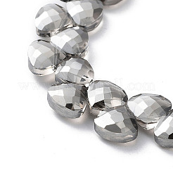 Electroplate Triangle Glass Beads Strands&nbsp;EGLA-A036-11A-PL01