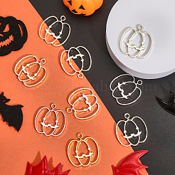 30Pcs 3 Colors Autumn Plating Alloy Open Back Bezel Pendants&nbsp;FIND-CA0007-79