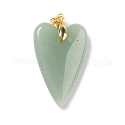 Natural Green Aventurine Pendants&nbsp;G-E570-01G-03