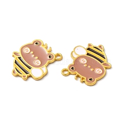 Rack Plating Alloy Enamel Pendants&nbsp;ENAM-F146-05G