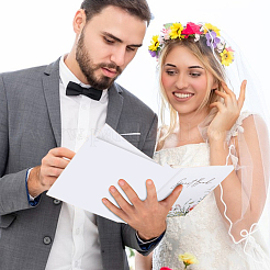 Paper Wedding Guestbooks Notepad&nbsp;AJEW-WH0348-156