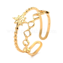 Ion Plating(IP) 304 Stainless Steel Finger Rings&nbsp;LS-RJEW-L102-26G