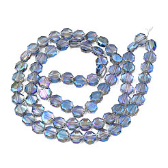 Electroplate Translucent Glass Beads Strands&nbsp;EGLA-N002-27-D03