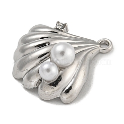 Alloy ABS Pearl Pendants&nbsp;PALLOY-F312-54P