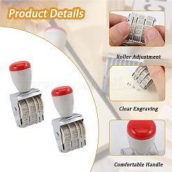 Plastic Dater Stamp with Different Dates & Years & Customization Options&nbsp;OFST-WH0004-164