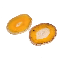 Dyed & Heated Natural Agate Slice Cabochons&nbsp;GG-CBAAF67-01D