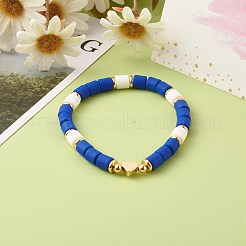 Handmade Polymer Clay Beads Stretch Bracelets&nbsp;BJEW-JB06423-02