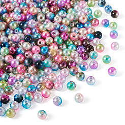 910Pcs 13 Colors Rainbow ABS Plastic Imitation Pearl Beads&nbsp;OACR-CD0001-10