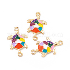 Alloy Enamel Connector Charms&nbsp;FIND-C019-55KCG