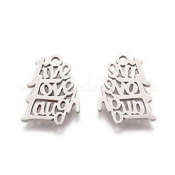 Tarnish Resistant 201 Stainless Steel Pendants&nbsp;STAS-Q201-T122