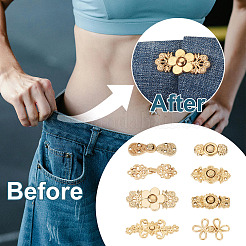 16 Pairs 8 Styles Alloy Adjustable Jean Button Pins&nbsp;DIY-TA0013-13