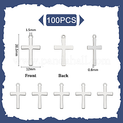 100Pcs 304 Stainless Steel Pendants&nbsp;STAS-UN0063-63
