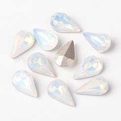 Faceted Teardrop K9 Glass Pointed Back Rhinestone Cabochons&nbsp;RGLA-E004-13x8mm-031