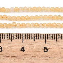 Natural Topaz Jade Beads Strands&nbsp;G-L662-A01-2mm
