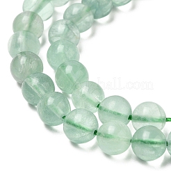 Natural Green Fluorite Beads Strands&nbsp;G-K340-A03-02
