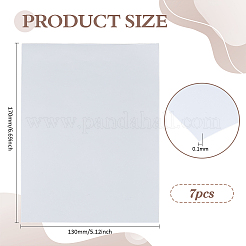 Rectangle PET LED Light Blocking Stickers&nbsp;LS-STIC-WH0045-01B