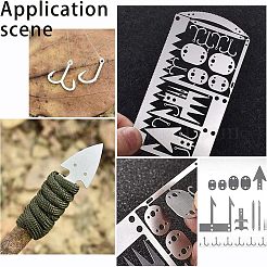 Stainless Steel Survival Card&nbsp;STAS-FH0001-18