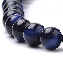 Natural Tiger Eye Beads Strands&nbsp;G-S259-03B-10mm
