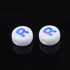 Initial Acrylic Beads&nbsp;X-OACR-E001-20R