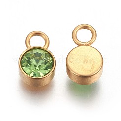 Ion Plating(IP) Glass Rhinestone Charms&nbsp;STAS-F189-B02