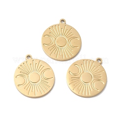 Ion Plating(IP) 316L Surgical Stainless Steel Charms&nbsp;X-STAS-H213-83G