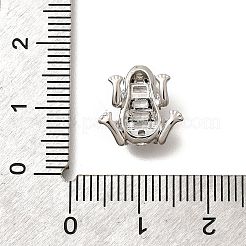 Brass with Cubic Zirconia Beads&nbsp;KK-Q035-14P