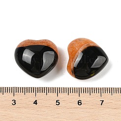 Natural Agate(Dyed & Heated) Heart Palm Stone&nbsp;G-Q021-04C