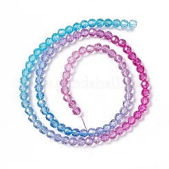 Transparent Glass Beads Strands&nbsp;GLAA-E036-07I