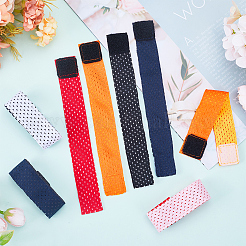 8Pcs 4 Colors Cloth Jersey Sleeve Bands&nbsp;AJEW-CP0005-97