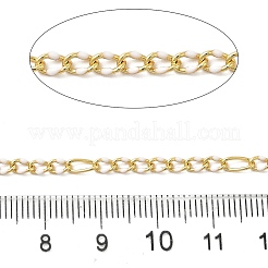 Handmade Brass Enamel Oval Link Chains&nbsp;CHC-L053-08G-04