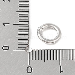 Brass Locking Jump Rings&nbsp;KK-S369-01P-02