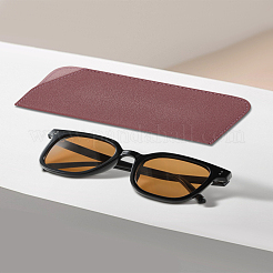 4Pcs 4 Colors Imitation Leather Slip-in Glasses Case&nbsp;AJEW-LP0002-30A