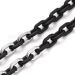 Spray Painted CCB Plastic Linking Eyeglasses Chains&nbsp;AJEW-EH00240-01